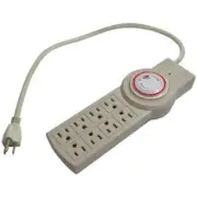UltraGrow – 120V Power Strip, 8 Heavey Duty Outlets w/Timer z_xxw