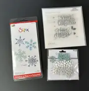 Snowflakes Sizzix Sizzlits Snowflake Die Set 654370 NEW CTMH B1542 Stamp Sticker