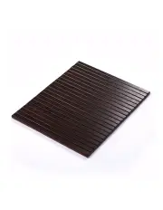 [Sherwood Home] Flexible Bamboo Sofa Armrest Tray with Non-Slip Base 42x33.5x1.2cm in Brown