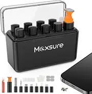 iPhone Cleaning Kit iPhone Cleaner,12 in 1 Port Cleaner Repair & Restore Tool for AirPod iPhone 16 15 14 13 12 Pro Max iPad Samsung etc,Phone Cleaning kit for Lightning and USB C Charging Port, Cables