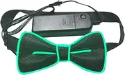 [Generic] Light Up LED Bow- 60g Men's Novelty Bow Ties | Led Bowties For Party, Adjustable LED Bowtie, Light Up Bow Tie For Men, Funny LED Neon Bowtie, Neon Costume Accessories For Halloween, Music Festival