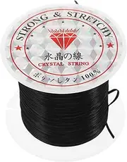 CANIGHT Human Hair Extension Tools Aquarium Thread Clear Nylon Thread Rubber Shooting Straps Clear Fishing Wire Monofilament Fishing Lines Fish Wire for Hanging Decor Black Nylon Yarn