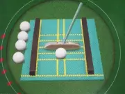 GOLF PUTTING TRAINING AID PUTT LIKE A PRO GREEN MAT MORE STRAIGHT PUTTS NIB