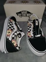 VANS OLD SKOOL PARKS PROJECT SHOES MENS SZ 9.5 WOMENS SZ 11 BLACK WHITE NEW
