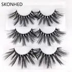 Wispy Cross 3D Soft Mink Hair Eyelashes Extension False Eyelashes 25mm Lashes