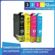 12x Generic Ink Cartridges for Epson 220XL XP220 XP320 WF2630 WF2650 WF2660