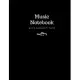 Blank Sheet Music Notebook: Music Manuscript Paper / White Marble Blank Sheet Music / Notebook for Musicians / Staff Paper / Composition Books Gif