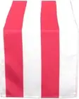 1 Fabric Outdoor Zippered Table Runner (14"x72") RED & WHITE COLORES STRIPES,DII