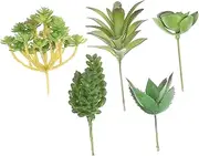 1 Set of Unpotted Artificial Succulents Realistic Simulated Plants for Home Office Courtyard Decor Easy DIY