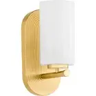Quorum International 5228-1-80 Belinder Wall Mount Wall Light in Aged Brass