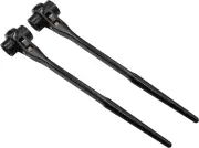 2-Pack Hexagon Scaffold Quick Wrench, 19Mm/22Mm Ratchet Spanner Ratcheting Socke