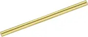 uxcell 1pcs Brass Rods 1/2" x 10" Brass Solid Round Stock Lathe Bar for Knife Handles Pin DIY Craft Model Plane