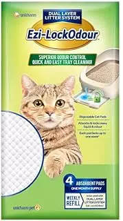 Ezi-Lockodour Absorbant Cat Litter Pads 4 Pack