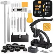 Watch Repair Kit + Watch Press Tool, Watch Battery Replacement Tool Kit,5907