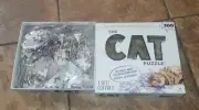 The CAT Puzzle 300 Pieces FURRY in Box Complete! Hair Raising Fluffy Puzzle