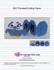 Parakeet Folding Frame-Plastic Canvas Pattern or Kit