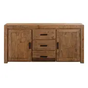 Hugo 1650mm Timber Buffet - Rustic Pine