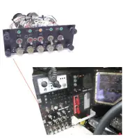 Iraq War M1126 Stryker Military Carrier Cockpit Auxiliary Power Control Board