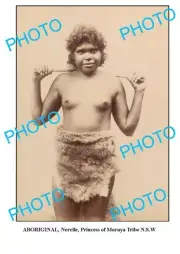 OLD ABORIGINAL 6 x 4 PHOTO PRINCESS OF MORUYA TRIBE