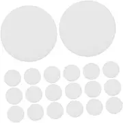 HEATSHAKING 20Pcs LED Downlight Diffusion Plates Round Light Diffusers for Enhanced Lighting Experience Easy Installation Material Fit for Recessed Light Fixtures