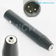 Standard 3.5mm Jack to XLR 3Pin Phantom Power Adapter 3.5mm Mic Input XLR Output