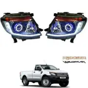 Fit 11-14 Ford Ranger Projector Led Ccfl Angle Head Lamp Light Ute Wildtrak Px