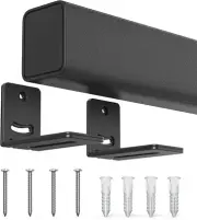 1 Pair Universal Soundbar Mounting Bracket Under TV, Floating Speaker Wall Mount