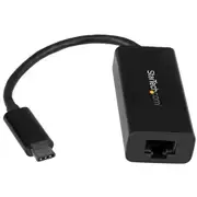 StarTech.com US1GC30B USB-C to Gigabit Ethernet Adapter Black USB3.1 to RJ45 LAN [US1GC30B]
