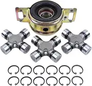 ApplianPar Drive Shaft Center Support Bearing and U-Joints kit for Toyota Tacoma 1995-2015 T100 1993-1998 Tundra 2000-2015 4WD