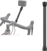 Carbon Fiber Bike Selfie Stick Mount Compatible with Action/Ace Pro 2/Hero Carbon Fiber Selfie Stick for Cycling Slide Bike Video Volts (1/4 Screw to 1/4 Screw Hole, Long)