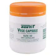 Bonvit Empty Capsules Size '00' Vege 240 Capsules