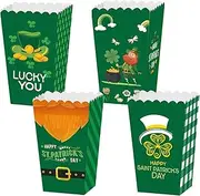 Boxes of Popcorn Folding 's Party Snacks Square Carton Cereal Storage