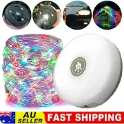 2 Style 10m LED Camping String Lights Portable Stowable Retractable Fairy Lights