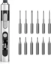 Electric Screwdriver L5 Smart Electric Screwdriver with Dual Torque Adjustment Strong Magnetic Adsorption Bits Suitable for Home Appliances and Mobile Phone Disassembly Repair Tool