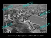 OLD LARGE HISTORIC PHOTO ROSCREA TIPPERARY IRELAND AERIAL VIEW OF TOWN 1950 2