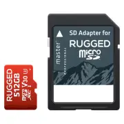 ProMaster microSD Rugged 512GB 660X / 99MB/s UHS-1 U3 V3 Memory Card with Adaptor