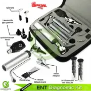 Physician ENT Diagnostic Kit Otoscope & Ophthalmoscope LED Light Ear Specula