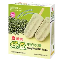 在飛比找家樂福線上購物網優惠-義美綠豆牛奶冰棒87.5gx5