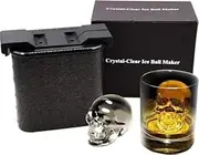 BOOC Ice Molds, Ice Maker for Whiskey, Cocktails & Bourbon, Gifts for Men (Skull Shape)