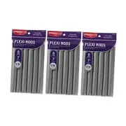 Flexi Rods 7", 11/16" Diameter - Heatless Hair Curler for 90S Glamorous