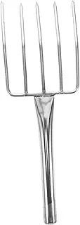 iplusmile Bean Sprout Fork Mobile Garden Tool Pot Plant Trowel Digging Trowel Mucking Out Fork Garden Fork Small Garden Hand Fork Digging Fork Heavy Duty Leaf Scoops Stainless Steel Silver