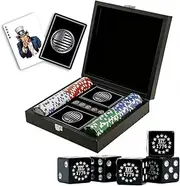 Custom Patriotic Poker Set (American Flag)