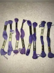 DMC Mouliné Stranded Cotton Embroidery Thread lot of 6