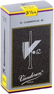 CR1935+ V12 Bb Flat Clarinet Reeds Box of 10, Strength 3.5+