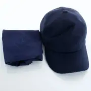 BRAND NEW ROLEX SIZE 7 1/8 NAVY BLUE CASHMERE CAP BASEBALL HAT W/DUSTBAG e11539