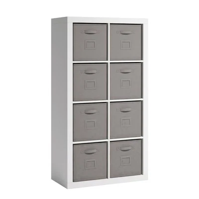 Stow-Away 8-Cube Organizer Wh