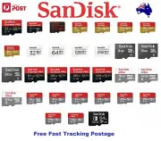 Micro SD Card SanDisk 128GB 16GB 32GB 64GB 256 Ultra Extreme Pro Dash Cam Memory
