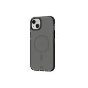 Tech21 EvoClear w/ MagSafe Mobile Phone Case For Apple iPhone 15 Plus Smokey/BLK