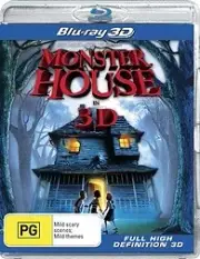 Monster House 3D (Blu-Ray) New & Sealed - Reg B