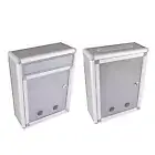 Locking Wall Mounted Mailbox Collection Box Key Lock Mailbox for Business